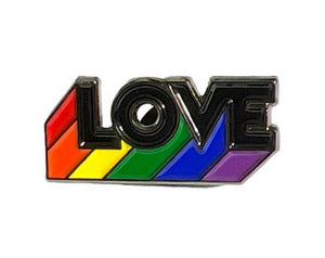 Love Rainbow Enamel Pin
