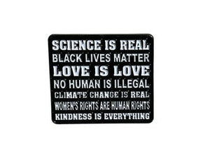 Science is Real Enamel Pin