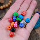 10mm Bone Guru Beads, Choose from 7 Colors, DIY Mala, Yoga Jewelry