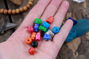 10mm Bone Guru Beads, Choose from 7 Colors, DIY Mala, Yoga Jewelry