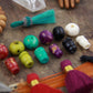 12mm Bone Guru Beads, 1 set (2 beads)