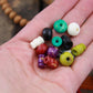 12mm Bone Guru Beads, 1 set (2 beads)