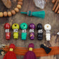 12mm Bone Guru Beads, 1 set (2 beads)