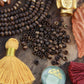 Coffee: Brown, Tan Round Spacer Bone Beads, 3x2mm, 198 pieces