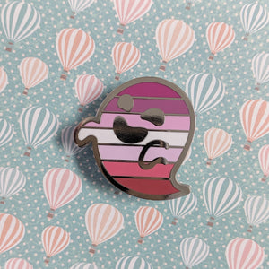Eidolesbian (lesbian pride) hard enamel pin