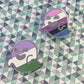 Genderfext (genderfluid pride) hard enamel pin