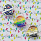 Gaysper (LGBTQIA+ pride) hard enamel pin