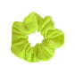 Luxe Velvet Scrunchie | neon yellow