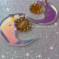 Sun & Moon Acrylic Earrings