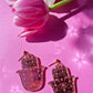 Hamsa Acrylic Earrings