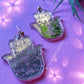 Hamsa Acrylic Earrings