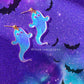 Iridescent Ghostie Earrings