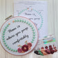 6" Embroidery Kit - Home Is Where You Poop Comfortably - Beginner Friendly