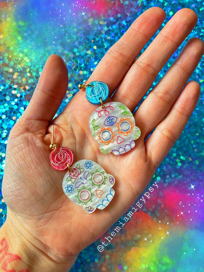 Sugar Skull Earrings