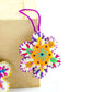 Snowflake Felted Wool Handmade Ornament - Mexico