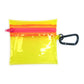Transparent Coin Pouch | neon yellow