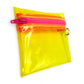 Transparent Coin Pouch | neon yellow