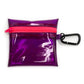 Transparent Coin Pouch | ultraviolet purple