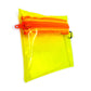 Transparent Coin Pouch | neon yellow