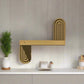 Modern Floating Wall Shelf, Unique Arch Oval Home Decor, 3D Printed Propagation or Reed Diffuser Shelf, Wall Shelf Catchall, Entryway Decor