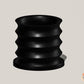 Rippled Plant Pot with Drainage – Modern Organic Indoor Planter with Saucer, 3D Printed Wavy Pot for Houseplants - BRIM