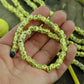 Yellow Tumbling Dice: Hand Carved Bone Beads, 5x5mm, 48 pieces