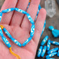 Hand Stained Comma Pipe Beads: 5x9mm, 10 pieces