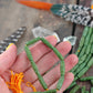 Forest Green: Hand Carved Bone Beads, 5x19mm, 10 pieces