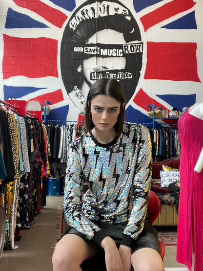 Any Old Iron Frightening Lightning Sweatshirt