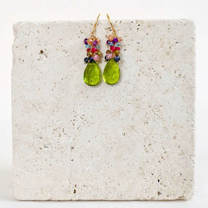The Bala Earring - Peridot Quartz