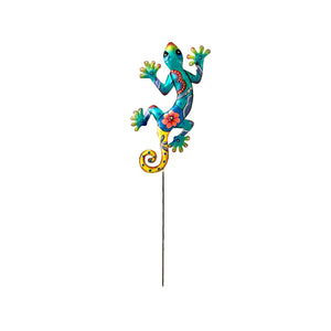 Yellow Tail Gecko Garden Stake