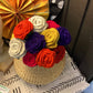 Handmade Fair Trade Wool Rose – Eco-Friendly, Crocheted, Unique Floral Decoration