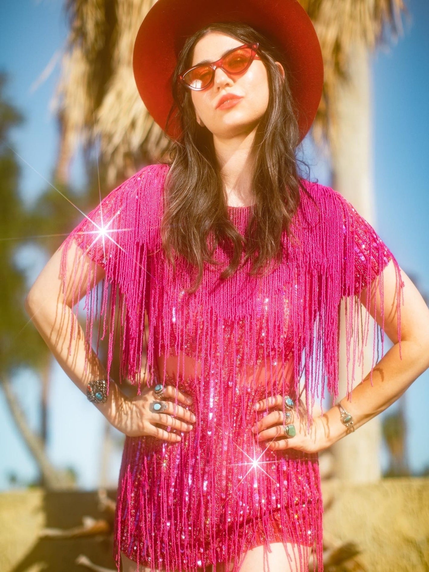 Any Old Iron Pinky Dress