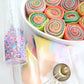 Acrylic sprinkle filled rolling pin