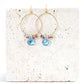 Aquamarine Quartz Swing Earring