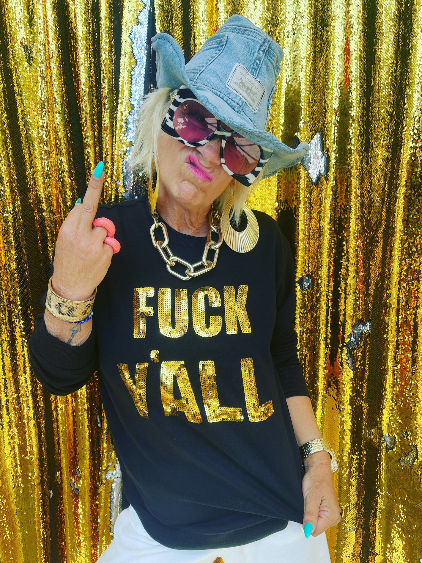 Any Old Iron Fuck Y’all Sweatshirt