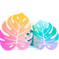 Large Acrylic Palm Leaves
