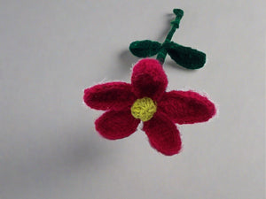Handmade Fair Trade Wool Daisy – Eco-Friendly, Crocheted, Unique Floral Decoration