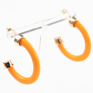 Mini Hoops - Bright Orange