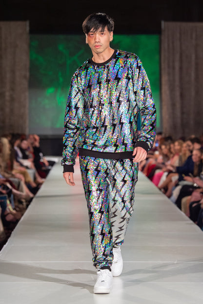 Any Old Iron Frightening Lightning Mens Sweatshirt