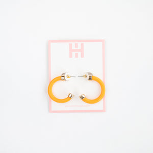 Mini Hoops - Bright Orange