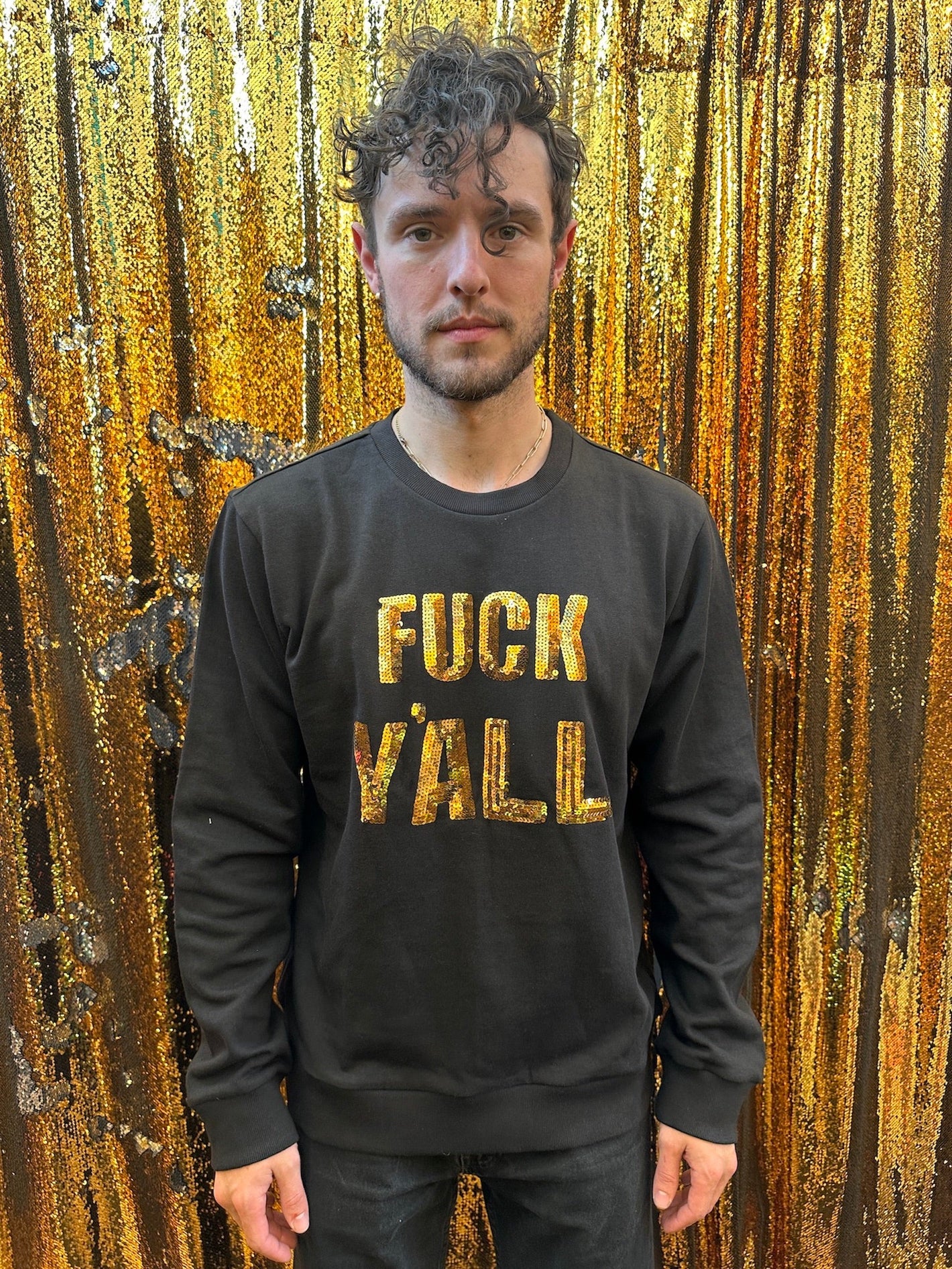 Any Old Iron Mens Fuck Y’all Sweatshirt