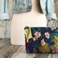 Flora Accessories Pouch- Atenti USA Made Embroidery Floral