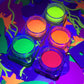 UV NEON BUNDLE: 10 LINERS + BRUSH + SPRAY BOTTLE