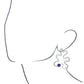 Inky Doodle Earrings in Sterling and Amethyst