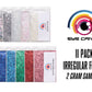 11 Color Irregular Flakes Variety Pack Set