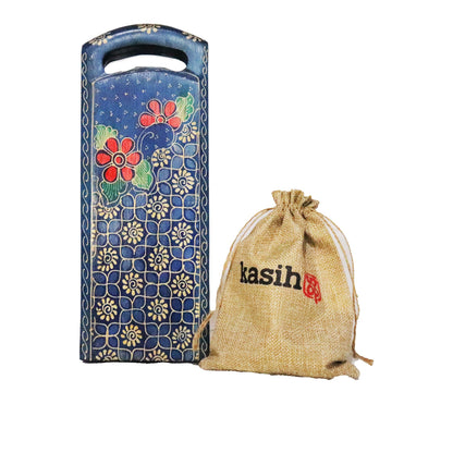 Mancala Wood Dakon Folding Congklak Board Game Games, DKN013