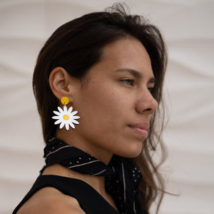 Daisy Stud Dangle Earrings