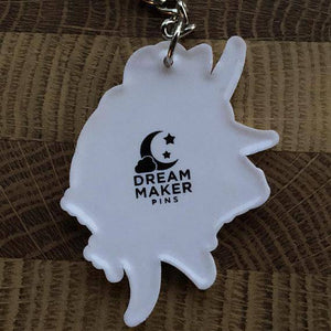 Rainbow Unicorn Keychain