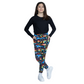 Rainbowsaurus Kids Leggings with Pockets